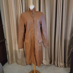 Paradox Brown  Lambskin Leather Jacket  Women's Size 10